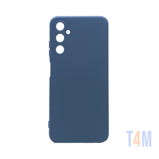 Silicone Case with Camera Shield for Samsung Galaxy A05S Dark Blue